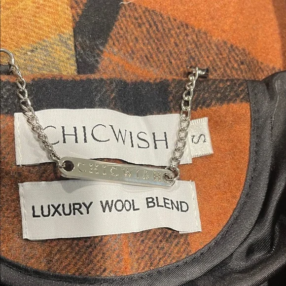NWOT CHICWISH Plaid Jacket - Picture 7 of 7